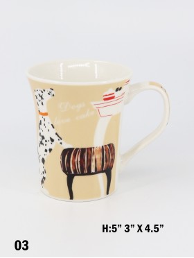 "Dogs Love Cake" Print Mug With Gift Box 350ml (12oz)